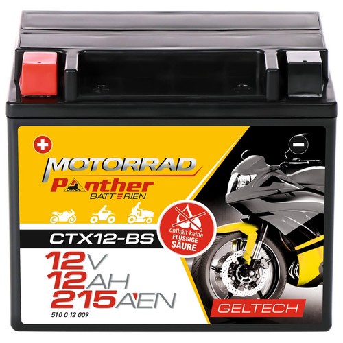 Panther ytx12 gel - ytx12-bs,