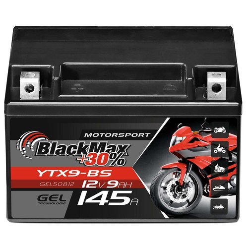 Blackmax ytx9 motorrad - motorrad, gel