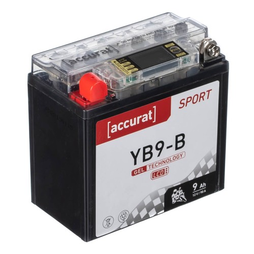 Motorradbatterie yb9 gel 12v - motorradbatterie,