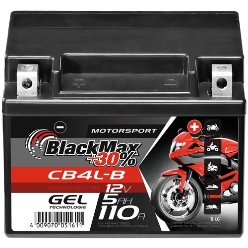Blackmax gel roller batterie - gel,