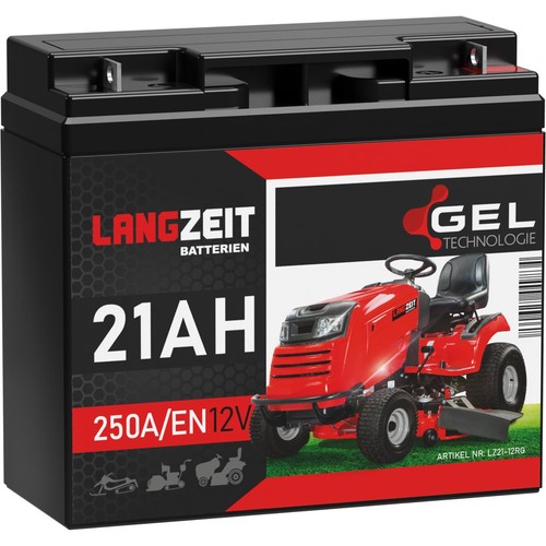 Rasentraktor gel batterie 12v - batterie,