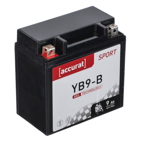 Motorradbatterie yb9 gel - gel, 12v