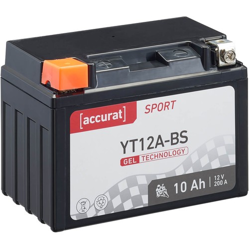 Motorradbatterie yt12a gel - yt12a-bs,
