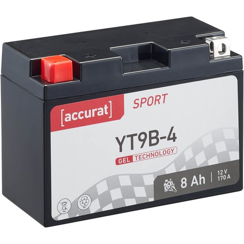 Motorradbatterie yt9b gel - motorradbatterie, yt9b-bs