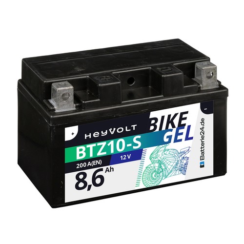 Gel motorradbatterie 6ah 12v - 8,6ah,