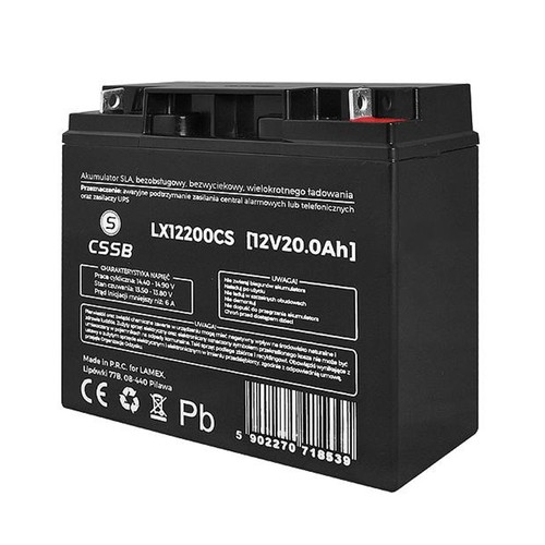 Gelbatterie 12v 20ah lx12200 - gelbatterie,