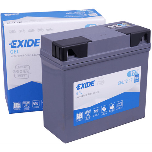 Exide bike gel g19 19ah - gel,