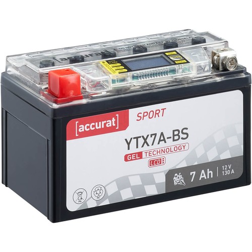 Motorradbatterie ytx7a gel - motorradbatterie,